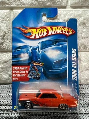 Pontiac GTO 070/196 2008 All Stars 1965 error orientado a la izquierda naranja Hot Wheels Foto 1 de 4