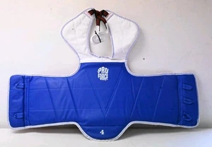 Pro Force Chest Pad Protector Taekwondo Red/Blue Reversible Sz # 3 **Lot Of 2** - Picture 1 of 13
