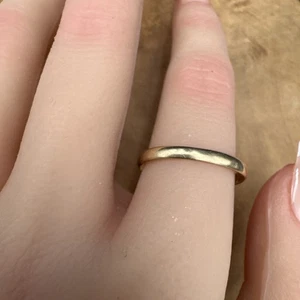 14KT Men’s or Women’s Wedding Band 14K 1.22g Yellow Gold Size 10.5 - Picture 1 of 8