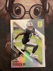 Tarjeta base 2021 Panini Donruss Elite #38 Henry Ruggs III Las Vegas Raiders - Imagen 1 de 2