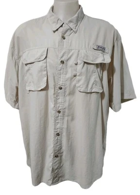 Bimini Bay Outfitters Fishing Shirt Mens Size XXL  Vent  Short Sleeve  Button Up - Image 1 of 4