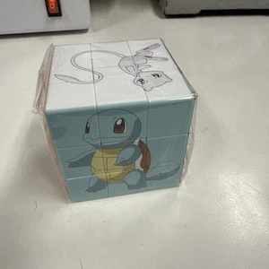 Pokemon Puzzle Rubix 3x3 Cube Pikachu Charmander Squirtle Bulbasaur Mew New - Picture 1 of 4