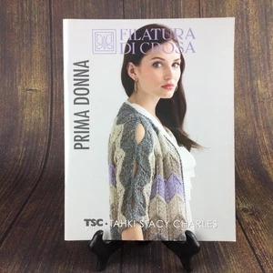 Filatura di Crosa Knitting Pattern Book Prima Donna 12 Designs (Spring/Sum 2015) - Picture 1 of 5