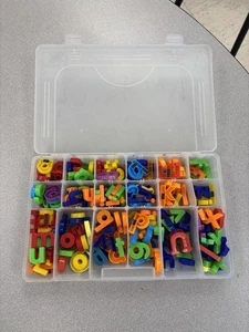 Alphabet magnetische Kunststoffbuchstaben mit Etui A bis Z - Wörter bauen! - Bild 1 von 4