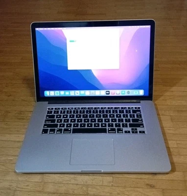 Apple MacBook Pro A1398 15" Mid 2015 11,4 i7-4770HQ 2,2GHz 500GB 16GB QWERTY - Bild 1 von 4