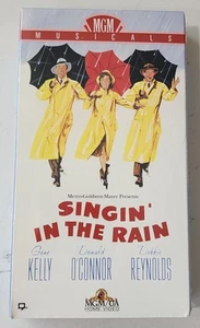 Singin in the Rain VHS Tape Gene Kelly Debbie Reynolds NEW Sealed MGM Musical - Picture 1 of 12