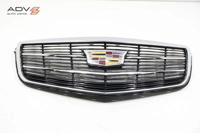 2015 - 2019 CADILLAC ATS FRONT BUMPER UPPER GRILLE GRILL MOLDING & EMBLEM OEM - Image 1 of 4
