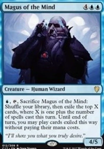 Magus of the Mind ~ Moderately Played Commander 2017 MTG Magic UltimateMTG Blue  - Image 1 of 1