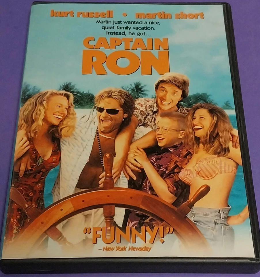 Captain Ron DVD Movie Comedy Adventure Sea Vacation Kurt Russell VERY GOOD! - Image 1 of 1