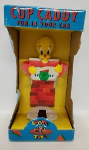 Vintage 1994 Looney Tunes Tasse Caddy für Auto Tweety Vogel. Neu. - Bild 1 von 4