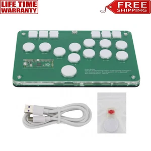 Arcade Controller Fight Stick Game Controller for PC PS3 PS4 NS Steam Deck - Picture 1 of 8