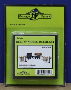 Durango Press HO DP-44 Deluxe Mining Detail Set cast metal Craftsman Kit NIB - Picture 1 of 2