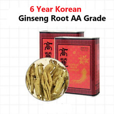 Korean 6 Year Ginseng Whole roots  A+ Grade Vacuum Packed Direct from Korea