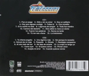 LOS TEMERARIOS LA MEJOR 2CDS NEW SEALED - Bild 1 von 1
