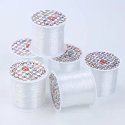 0.2-0.8mm 1 Roll Fish Line Wire Non-stretch Strong Nylon String Beading Cord - Image 1 of 4