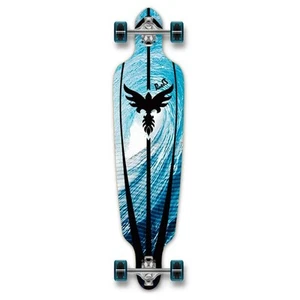 Yocaher Punked Drop Through Tsunami Longboard Complete - Picture 1 of 4