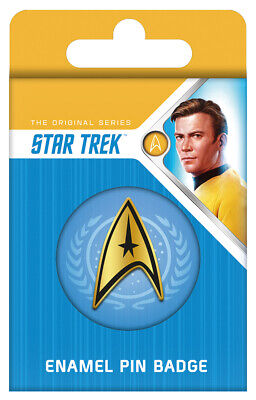 Official Star Trek The Original Series Insignia Metal Pin Badge Brand New • 10.94€