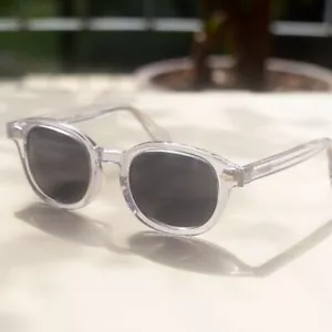 Marca Negro Polarizado Gafas de Sol Mujer Clásico Negro Gafas Johnny Depp Gafas - Imagen 1 de 7