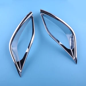 Pair Of Chrome Rear Bumper Fog Light Cover Trim For Toyota Highlander 2020-2022 - Imagen 1 de 12