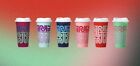Starbucks 2020  "Color Change Candy Canes" 6Pk Reusable Hot Cups (G-B)