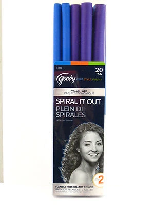 GOODY FLEXIBLE ROD ROLLERS - 20 PCS. (04332) - Image 1 of 3