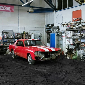 Garage Flooring Tiles Interlocking 40X40" 50 Pack Bulk 50 sq.ft Graphite - Picture 1 of 10
