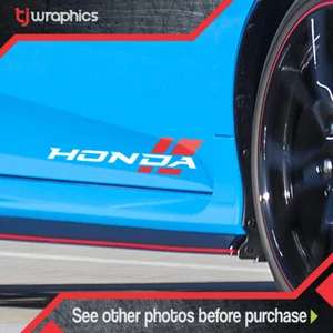 2pcs Sport Racing Car Vinyl Performance Sticker Fits Honda Civic Accord - Picture 1 of 3