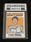 HOF DAN ISSEL 1971-72 TOPPS ROOKIE SIGNED AUTOGRAPHED CARD #200 CAS AUTHENTIC. rookie card picture