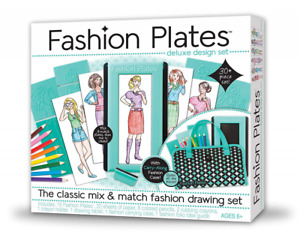 Fashion Plates Deluxe Kit High Quality Rubbing Plates Endless Combinations