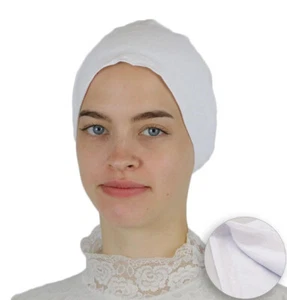 Gorra turca islámica para mujer musulmana Modefa antideslizante gorro de algodón - blanco - Imagen 1 de 5