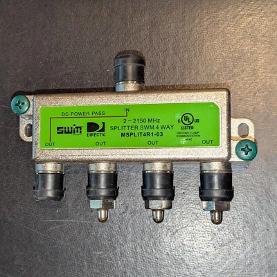 MSPLIT4R1-03 Approved  4-Way Wide Band SWM Splitter - Image 1 of 2