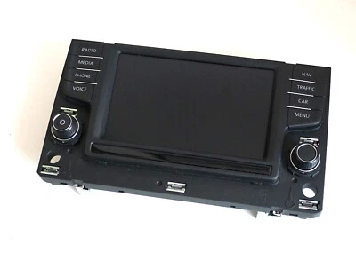 VW Passat Display Bedieneinheit 3G0919605D Navi Media Bildschirm - Bild 1 von 4