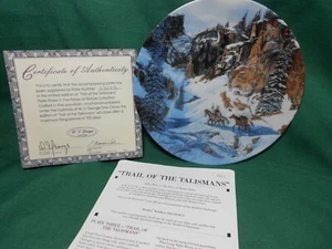 Trail of the Talismans, Faces Of Nature  Collector Plate - Picture 1 of 8