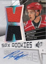 2008-09 Upper Deck SPX Rookies Auto Jersey #160 - BRANDON SUTTER /999
