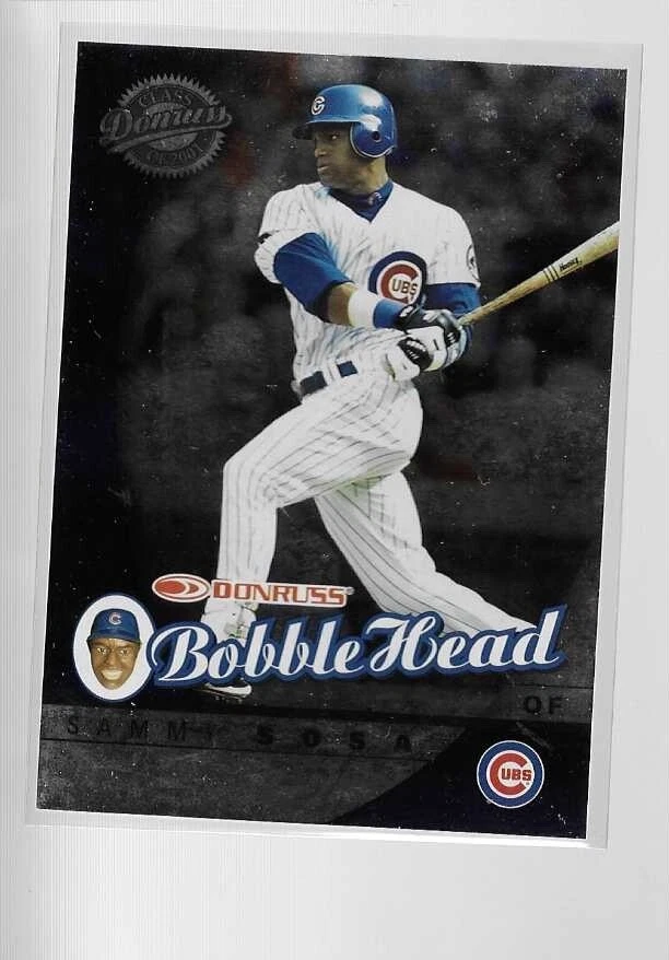 SAMMY SOSA 2001 DONRUSS CLASS OF 2001 BOBBLE HEAD CARD #14  /2000 - Image 1 of 1