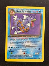 Dark Gyarados - 25/82 Team Rocket 1st Edition (Pokemon) Non Holo Rare - LP