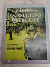 Sherlock Holmes Consulting Detective Game 1982 Sleuth Publications 100% Complete