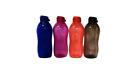 Tupperware Giant Eco Water Bottle 2L BPA-Free On The Go Blue Purple Black Red