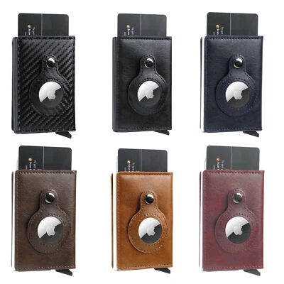 AirTag Portemonnaie RFID Schutz Kartenetui Geldbörse Geldbeutel Slim Mini Wallet - Bild 1 von 4