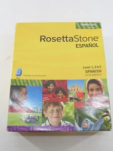 Rosetta Stone Espanol Homeschool Level 1 2 3 Spanish Latin America - Picture 1 of 5