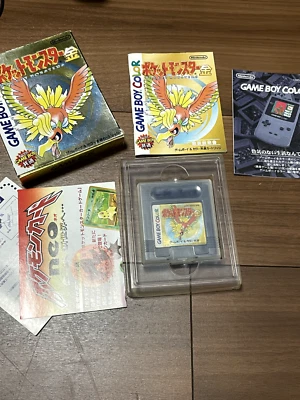 Gameboy Pokemon Gold version GB Nintendo Role Playing Game Boy Color GBC Japan - Image 1 of 4