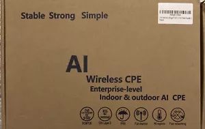 AI Smart Wireless Bridge CPE1200 5.8G Enterprise Level Indoor/Outdoor NEW - Picture 1 of 4