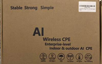AI Smart Wireless Bridge CPE1200  5.8G  Enterprise Level  Indoor/Outdoor NEW - Image 1 of 4