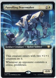 Patrolling Peacemaker Extended Art Edge of Eternities MTG 0025 EOC - Picture 1 of 2