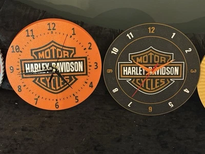 3D Printed Harley Davidson Wall Clock - Image 1 of 2
