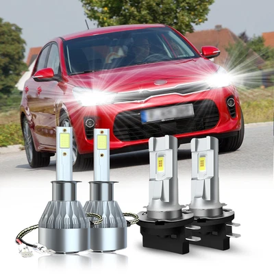 Combo kit de bombillas altas bajas LED H1 H11B hatchback para KIA RIO 2012-2017 Foto 1 de 4