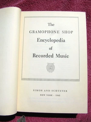 1942 GRAMOPHONE SHOP ENCYCLOPEDIA of RECORDED MUSIC Discography George C Leslie - Imagem 1 de 4