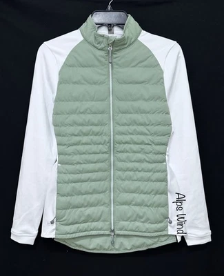 Jaqueta de golfe Peter Millar feminina Merge Elite híbrida zíper completo tamanho pequeno XS NOVO COM ETIQUETAS US$ 230 - Imagem 1 de 4