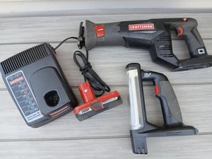 Craftsman C3 19.2V Reciprocating Saw/Light/Battery/Charger Tested - Picture 1 of 10
