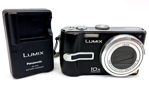 Panasonic Lumix DMC-TZ3 Digital Camera 7.2MP 10x Zoom w/ Lumix Battery Charger - Picture 1 of 11
